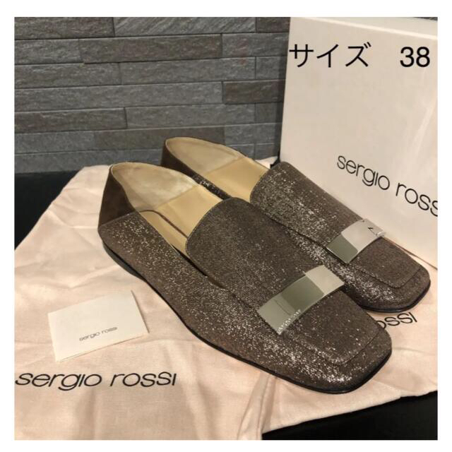 未使用 Sergio Rossi セルジオロッシ sr1 38 パンプス - スリッポン