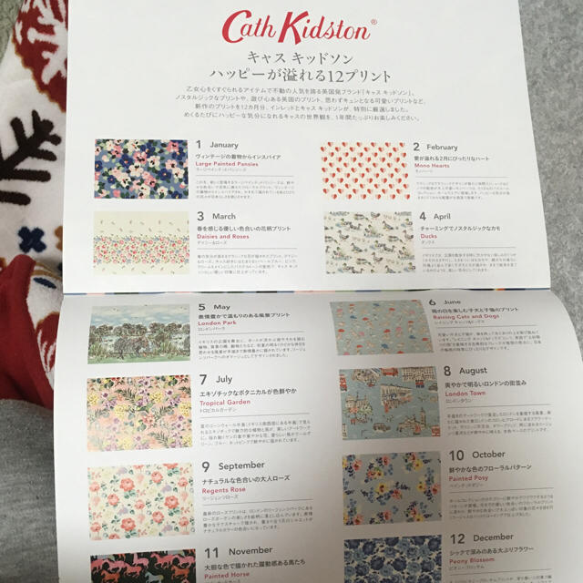 Cath Kidston(キャスキッドソン)のInRed1月号付録 キャス・キッドソンカレンダー インテリア/住まい/日用品のインテリア/住まい/日用品 その他(その他)の商品写真