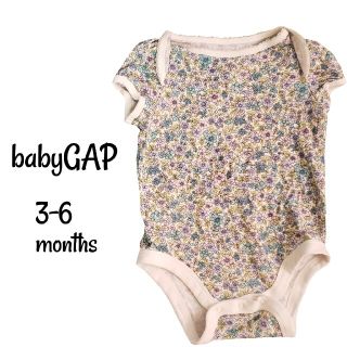 ベビーギャップ(babyGAP)のGAP 花柄ロンパース(ロンパース)