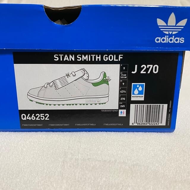 adidas(アディダス)の［新品タグ付］adidas▽STANSMITH GOLF スタンスミスゴルフ スポーツ/アウトドアのゴルフ(シューズ)の商品写真