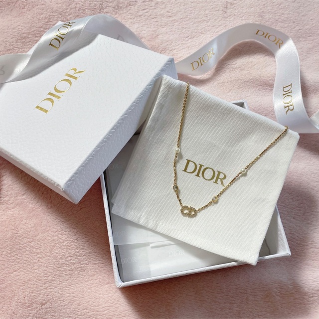 Dior(ディオール)の美品dior CLAIR D LUNE ネックレス レディースのアクセサリー(ネックレス)の商品写真