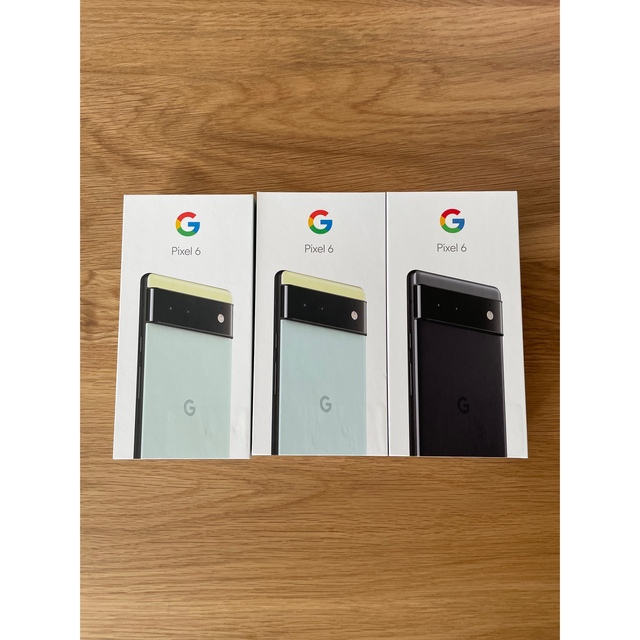 全部新品Pixel6 128GB 3台まとめて　SIMフリー