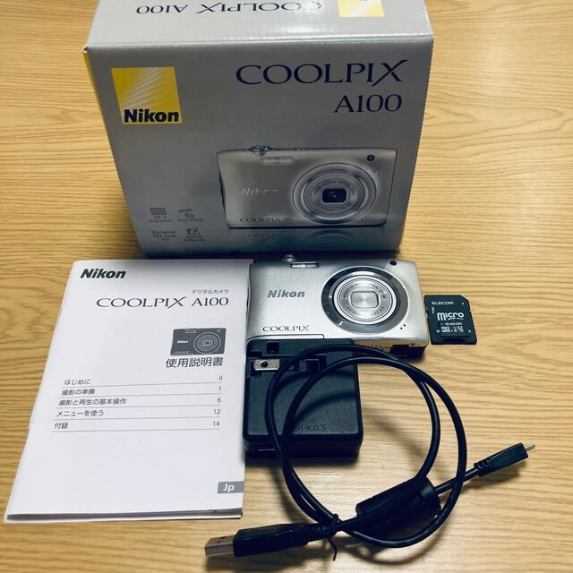 ニコン クールピクス A100 コンパクトデジタルカメラスマホ/家電/カメラ