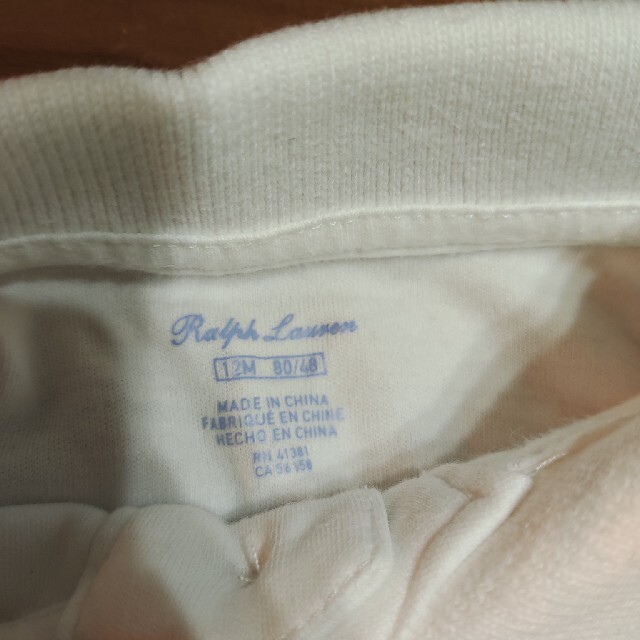 POLO RALPH LAUREN(ポロラルフローレン)のポロシャツ　半袖　80　ポロラルフローレン キッズ/ベビー/マタニティのベビー服(~85cm)(シャツ/カットソー)の商品写真