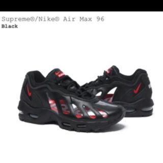 シュプリーム(Supreme)のsupreme NIKE Air Max96 Black 27.0(スニーカー)