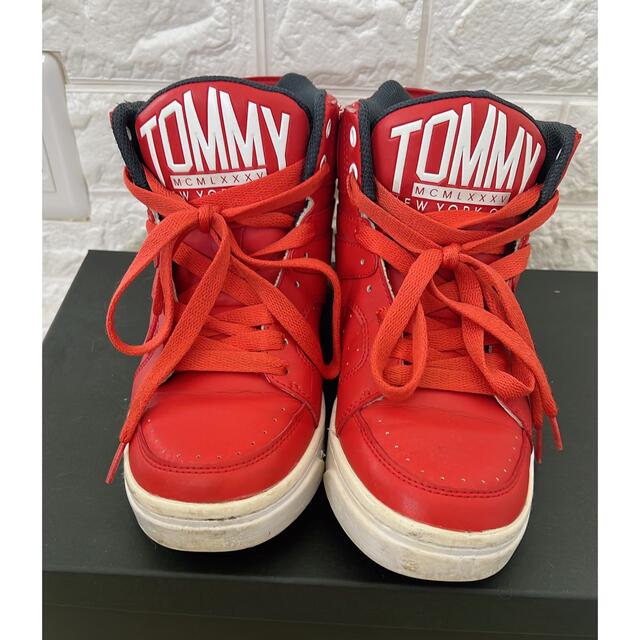 TOMMY(トミー)のTOMMY スニーカー 赤 白 レディースの靴/シューズ(スニーカー)の商品写真