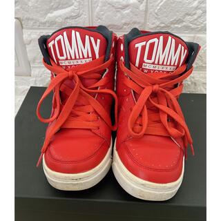 トミー(TOMMY)のTOMMY スニーカー 赤 白(スニーカー)