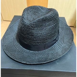 ヨウジヤマモト(Yohji Yamamoto)の【最終値下】新品！ 20SS Yohji Yamamoto プールオム パナマ帽(ハット)