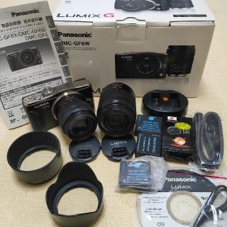 パナソニック(Panasonic)のPanasonic GF6W ダブルレンズキット(ミラーレス一眼)