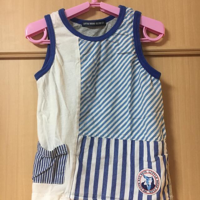 LITTLE BEAR CLUB(リトルベアークラブ)のリトルベアークラブ  ボーイ　タンクトップ  120 キッズ/ベビー/マタニティのキッズ服男の子用(90cm~)(Tシャツ/カットソー)の商品写真