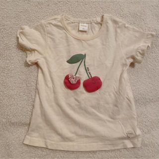 フタフタ(futafuta)のフタフタ さくらんぼモチーフ　Tシャツ　80(Ｔシャツ)