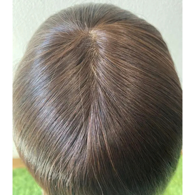 ートメント】 高級レミー人毛100%✨10*13ヘアピース ナチュラル