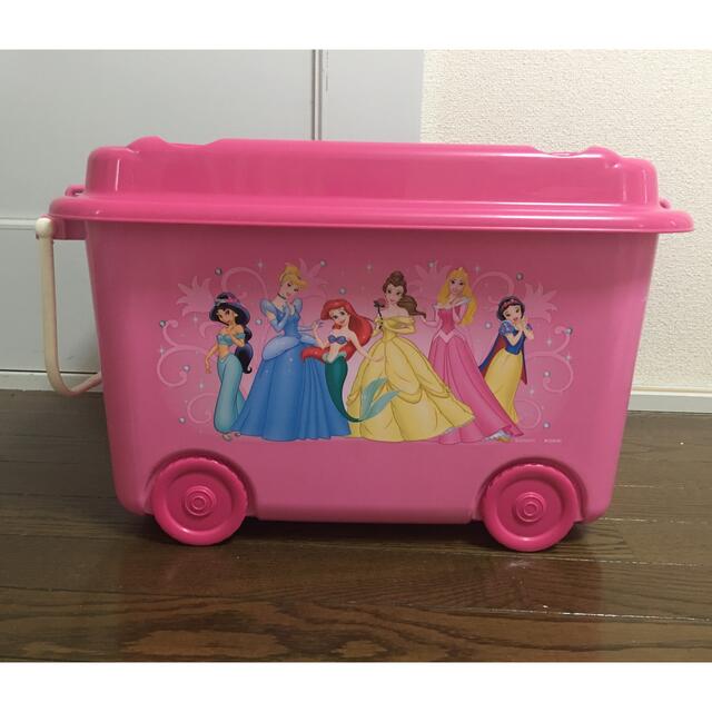 Disney(ディズニー)の新品 ディズニープリンセス おもちゃ箱 収納ケース 2個 インテリア/住まい/日用品の収納家具(ケース/ボックス)の商品写真