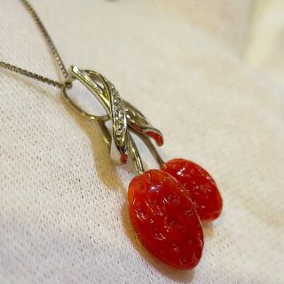 sango - 日本産 赤珊瑚 イチゴ ネックレスの通販 by サンゴ真珠 shop