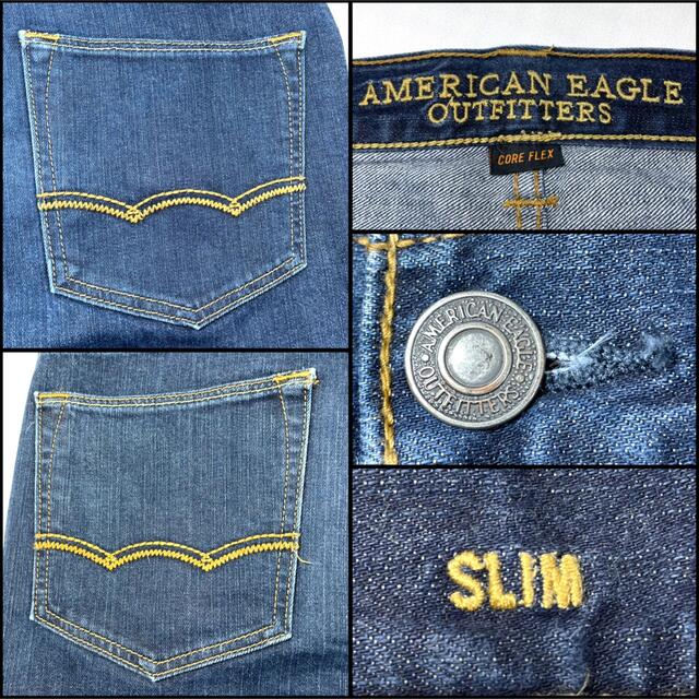 American Eagle(アメリカンイーグル)のアメリカンイーグル スリムストレッチ ビックサイズ US36 XLサイズ96cm メンズのパンツ(デニム/ジーンズ)の商品写真