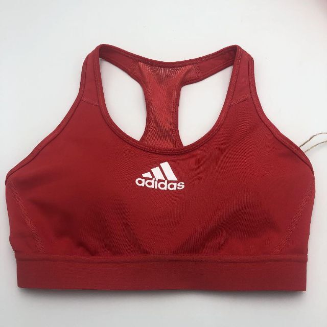 adidas(アディダス)のアディダス★スポーツブラ　XL　レッド　新品　スポブラ　アンダーウェア レディースの下着/アンダーウェア(その他)の商品写真