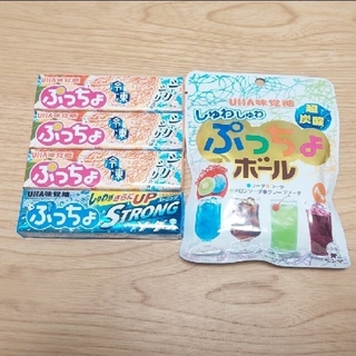 ユーハミカクトウ(UHA味覚糖)のぷっちょ　5個セット(菓子/デザート)
