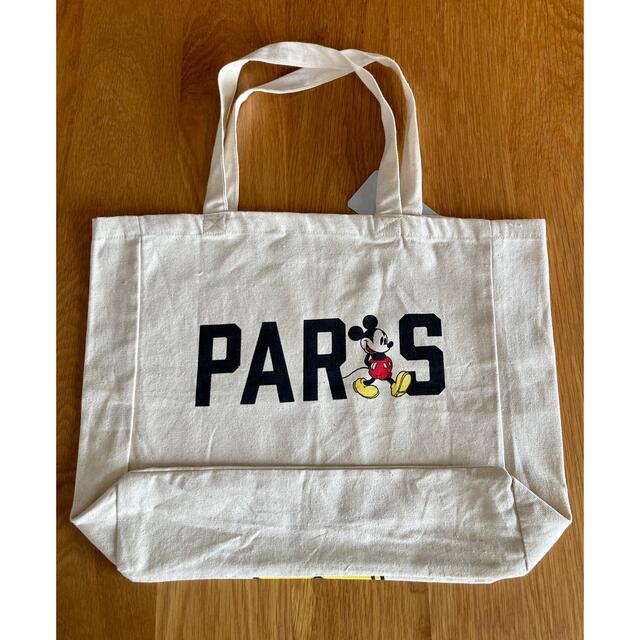 Disney(ディズニー)の【新品・未使用】ミッキー＆PARIS  パリ限定 トートバッグ メンズのバッグ(トートバッグ)の商品写真