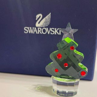 スワロフスキー(SWAROVSKI)の未使用品 SWAROVSKI スワロフスキー クリスマスツリー(置物)