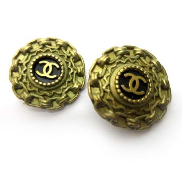 シャネル CHANEL 94A ヴィンテージ イヤリング ココマーク □WY-