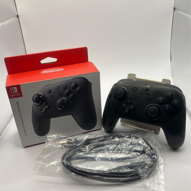 【美品】Nintendo Switch 純正品 プロコン ブラック