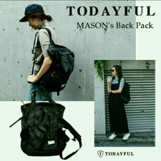 トゥデイフル(TODAYFUL)のTODAYFUL MASON´s Back Pack(リュック/バックパック)