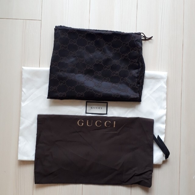 Gucci(グッチ)のバンビ様専用GUCCI 巾着保存袋　3枚 ハンドメイドのキッズ/ベビー(バッグ/レッスンバッグ)の商品写真