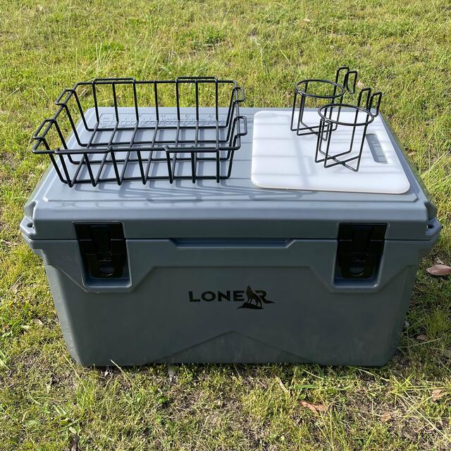 LONER】ハードクーラーボックス45QT Grayアイスランドクーラー-