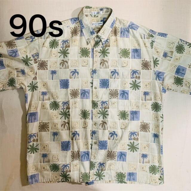 90s アロハシャツ　ヴィンテージ　古着　オーバーサイズ メンズのトップス(シャツ)の商品写真