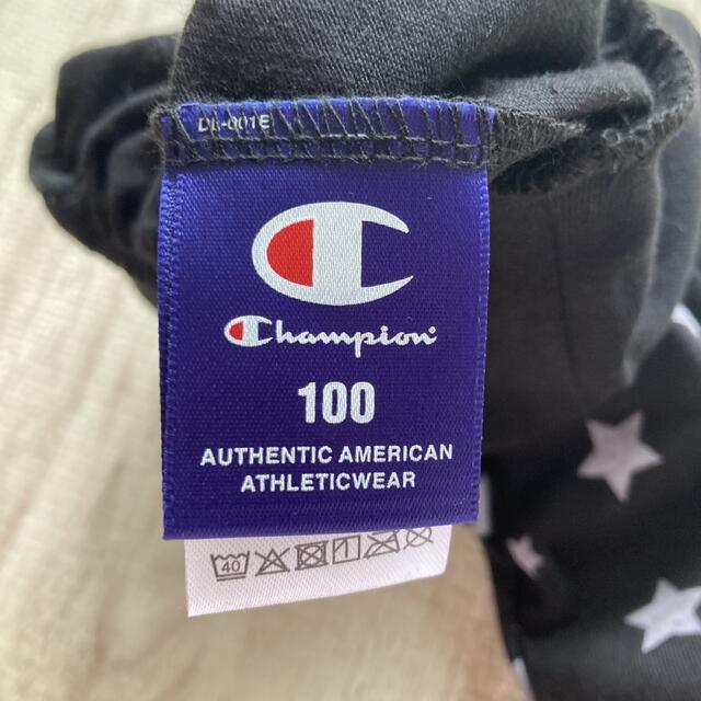 Champion(チャンピオン)の新品・未使用　チャンピオン　100サイズ　Tシャツ　腹巻きパンツ　セットアップ キッズ/ベビー/マタニティのキッズ服男の子用(90cm~)(Tシャツ/カットソー)の商品写真