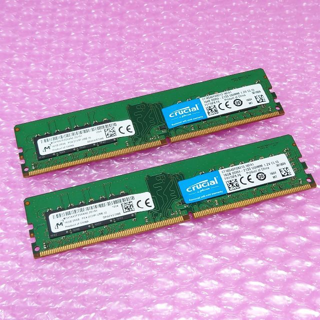 Crucial 32GB (16Gx2) DDR4-2133 (094