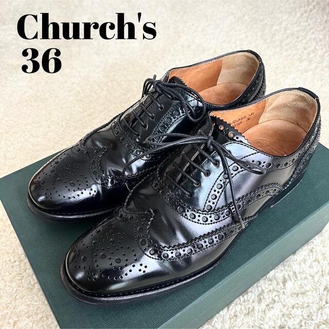 美品✨church's チャーチ　バーウッド　36