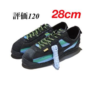 ナイキ(NIKE)のUnion × Nike Cortez Black 28cm(スニーカー)