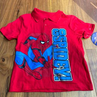 マーベル(MARVEL)のポロシャツ　Tシャツ　シャツ　スパイダーマン　半袖　夏(Tシャツ/カットソー)