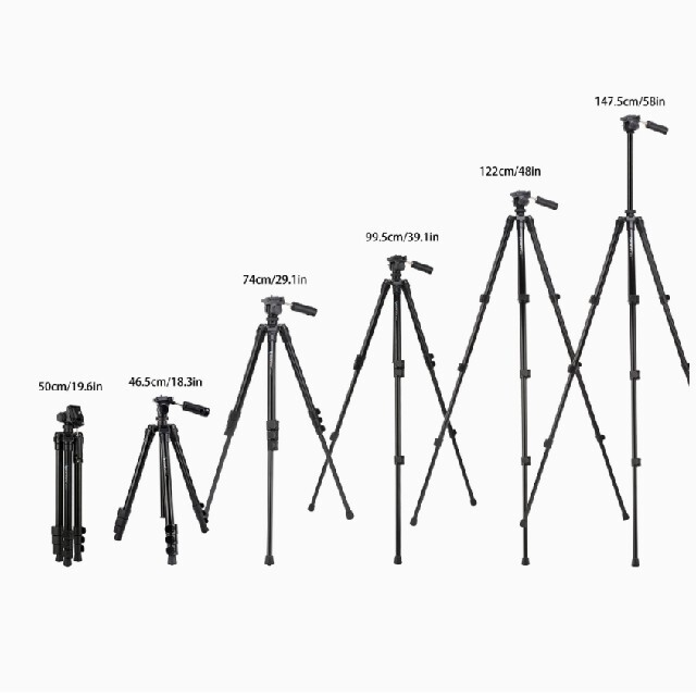 BONFOTO B73A 三脚 軽量アルミ製 専用ショルダーケース付、未使用品★ スマホ/家電/カメラのカメラ(その他)の商品写真