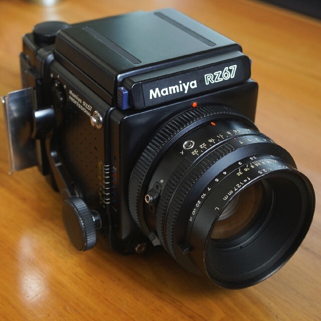 USTMamiya(マミヤ)のマミヤ Mamiya RZ67 +  Mamiya KL 127mm F3.5L スマホ/家電/カメラのカメラ(フィルムカメラ)の商品写真