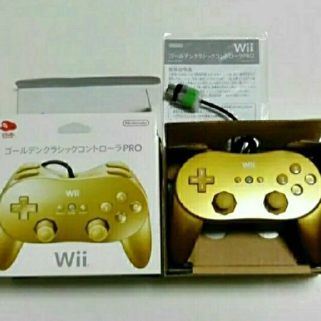 Wii(ウィー)のWii　ゴールデンクラシックコントローラPRO　新品未使用 エンタメ/ホビーのゲームソフト/ゲーム機本体(その他)の商品写真