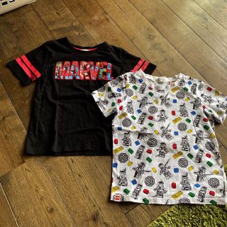 エイチアンドエム(H&M)のマーベル&レゴTシャツ　2枚組　H&M(Tシャツ/カットソー)