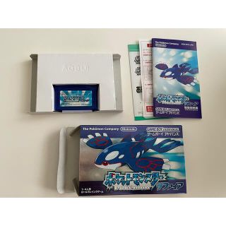 ゲームボーイアドバンス(ゲームボーイアドバンス)のポケットモンスター　サファイア(携帯用ゲームソフト)