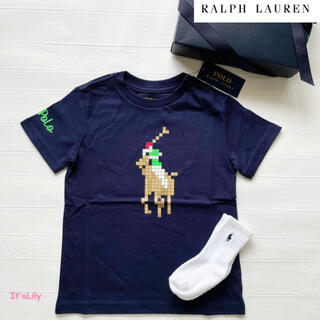 ラルフローレン(Ralph Lauren)の4t110cm ラルフローレン　新作　紺　BP 兄弟コーデ(Tシャツ/カットソー)