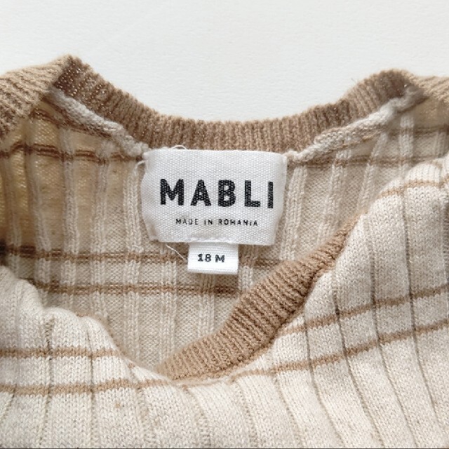 MABLI MAI SKINNY RIB キッズ/ベビー/マタニティのベビー服(~85cm)(Ｔシャツ)の商品写真