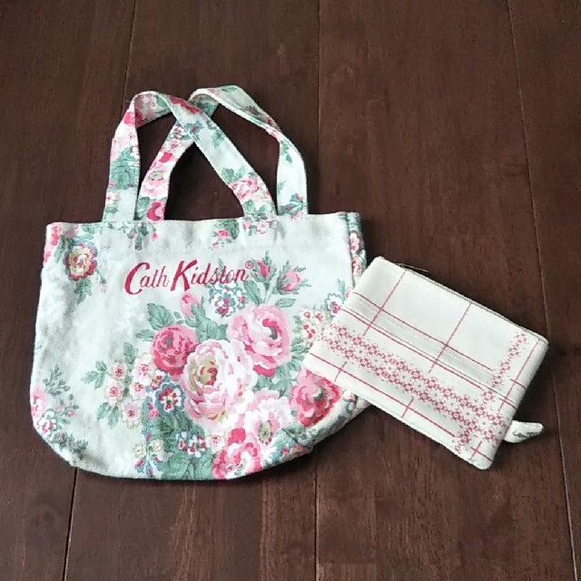 Cath Kidston(キャスキッドソン)の新品☆Cath Kidston  ミニトートバッグ&ティッシュポーチ レディースのバッグ(トートバッグ)の商品写真