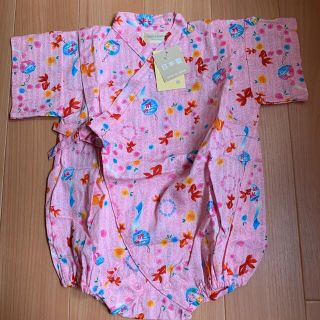 甚平　ロンパース　女の子　80cm(甚平/浴衣)