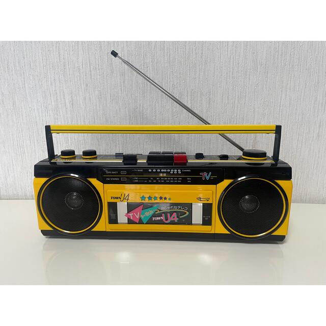 SANYOラジカセ MR-U4TⅢ おしゃれなテレコ townU4 | フリマアプリ ラクマ