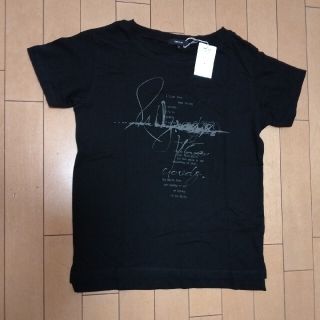 コムサイズム(COMME CA ISM)のコムサイズム　　半袖ティーシャツ　黒(Tシャツ(半袖/袖なし))