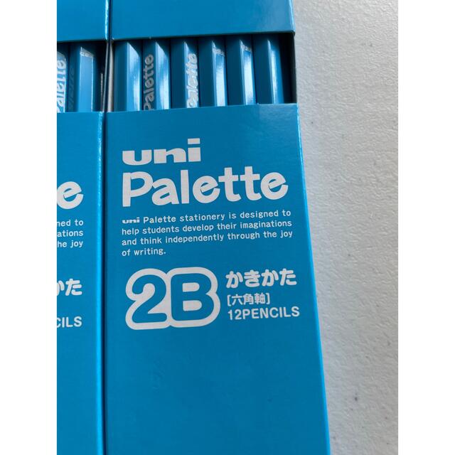 三菱鉛筆(ミツビシエンピツ)のuni パレット かきかた鉛筆 2B 12本 六角軸 日本製　4箱セット エンタメ/ホビーのアート用品(鉛筆)の商品写真