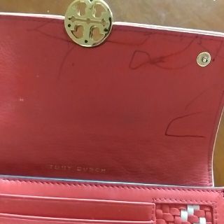 トリーバーチ(Tory Burch)の訳ありボールペン走り書きありTORY BURCH長財布(財布)