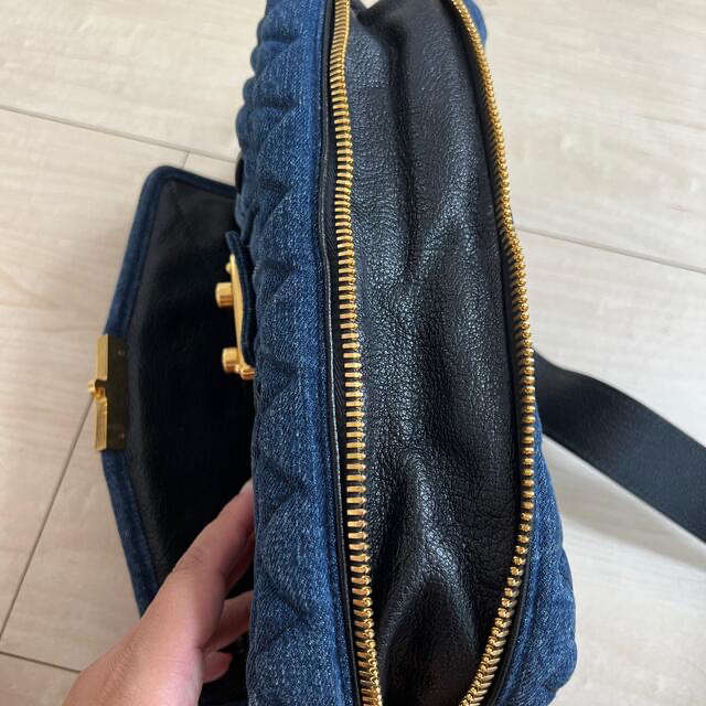 キャンセルの為再出品！MIUMIU 2way デニム ショルダーバッグ