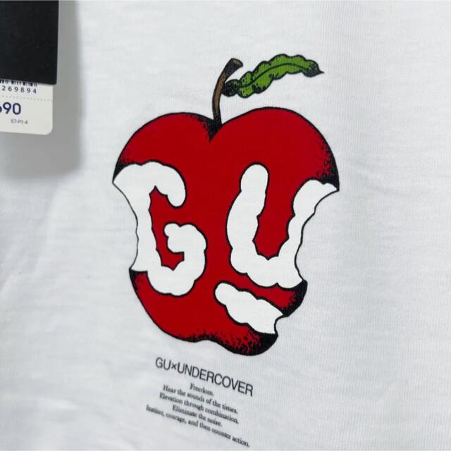 GU(ジーユー)のGU UNDERCOVER ビッググラフィックT 5分袖 ホワイト L メンズのトップス(Tシャツ/カットソー(半袖/袖なし))の商品写真