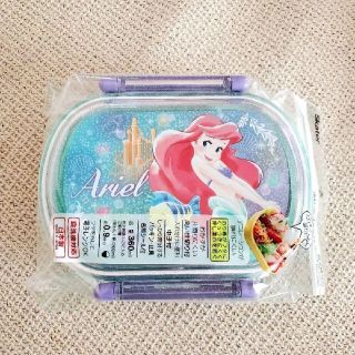 ディズニー(Disney)の新品　アリエル　お弁当箱　360ml　ふわっとフタ　ディズニー　仕切り(弁当用品)